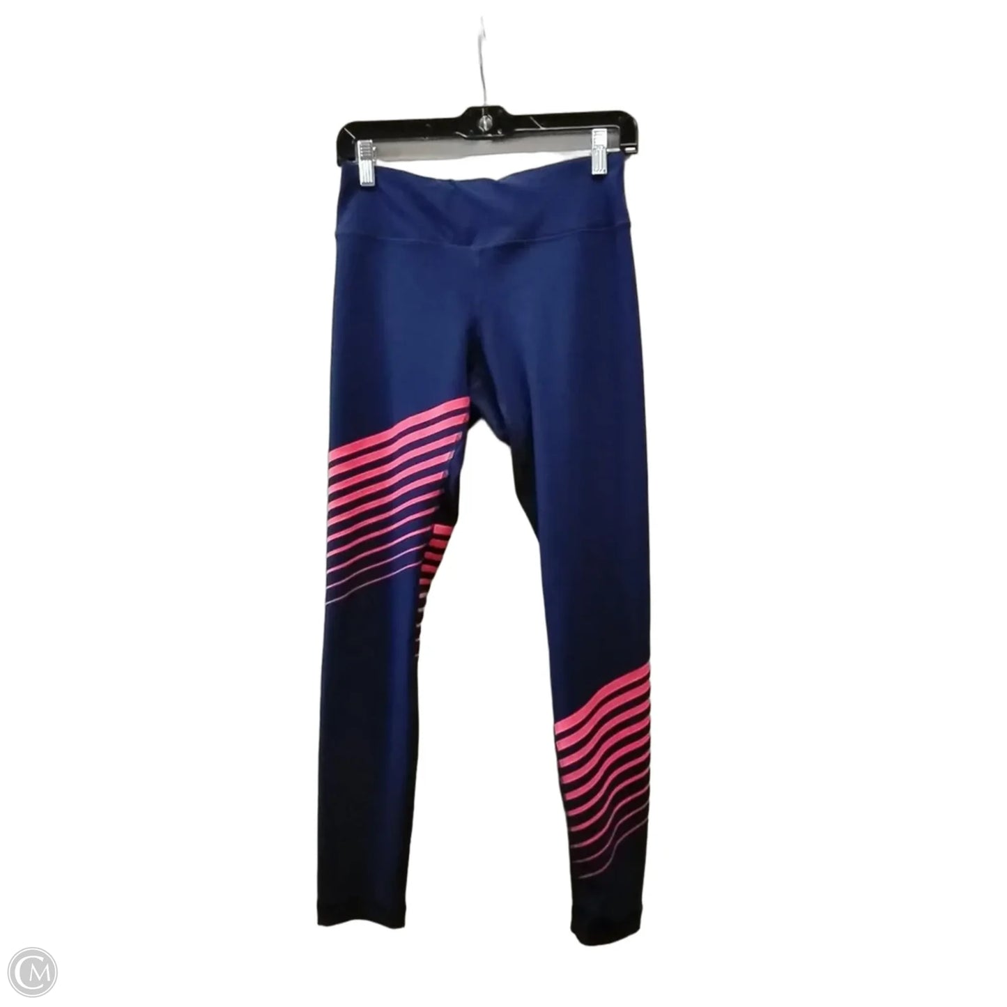 Athletic Leggings By 90 Degrees By Reflex In Blue & Orange, Size: M