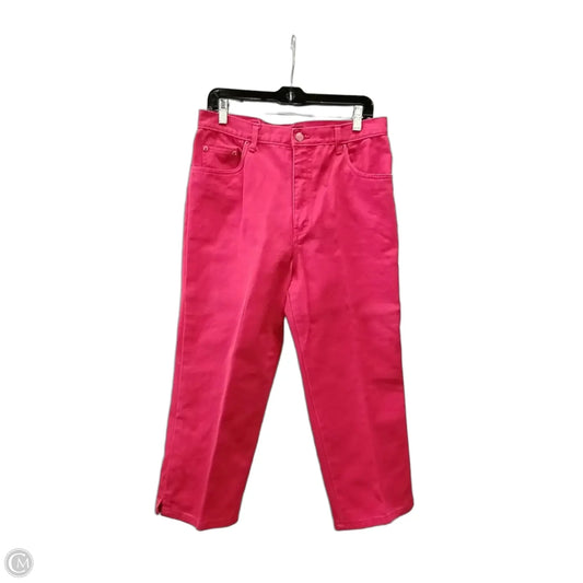 Jeans Boot Cut By Bill Blass In Red, Size: 12
