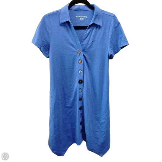 Dress Casual Short By Soft Surroundings In Blue, Size: Sp