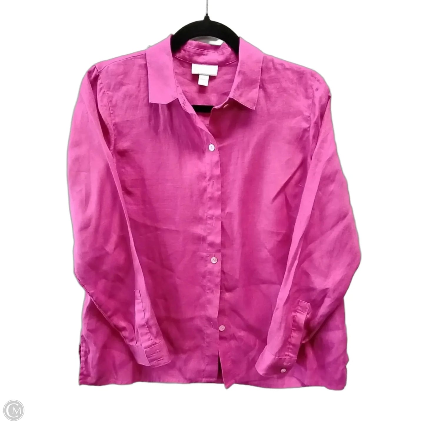 Blouse Long Sleeve By J. Jill In Pink, Size: Xsp