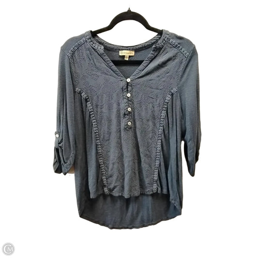 Top Long Sleeve By Democracy In Blue, Size: L