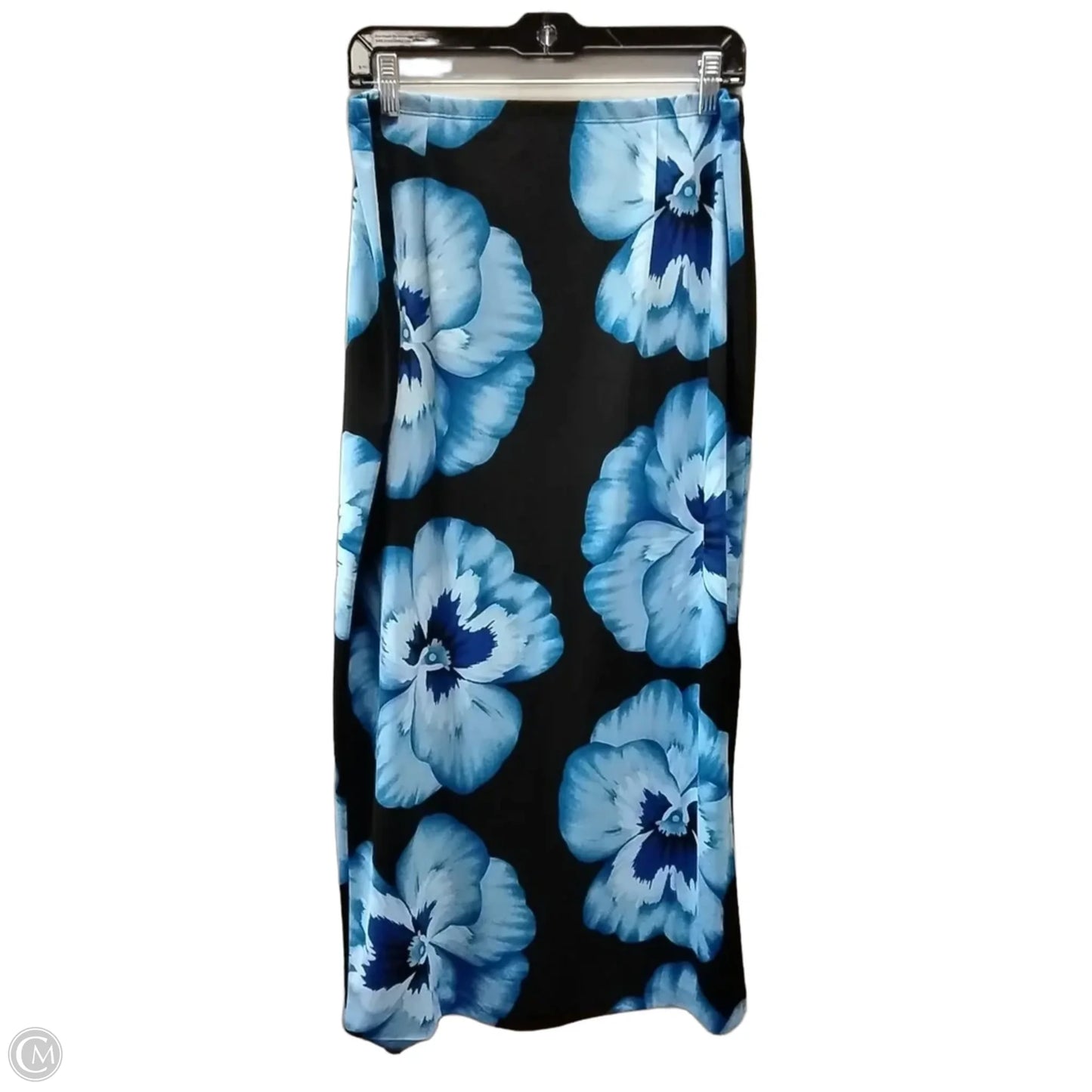 Skirt Maxi By Cmf In Black & Blue, Size: 16