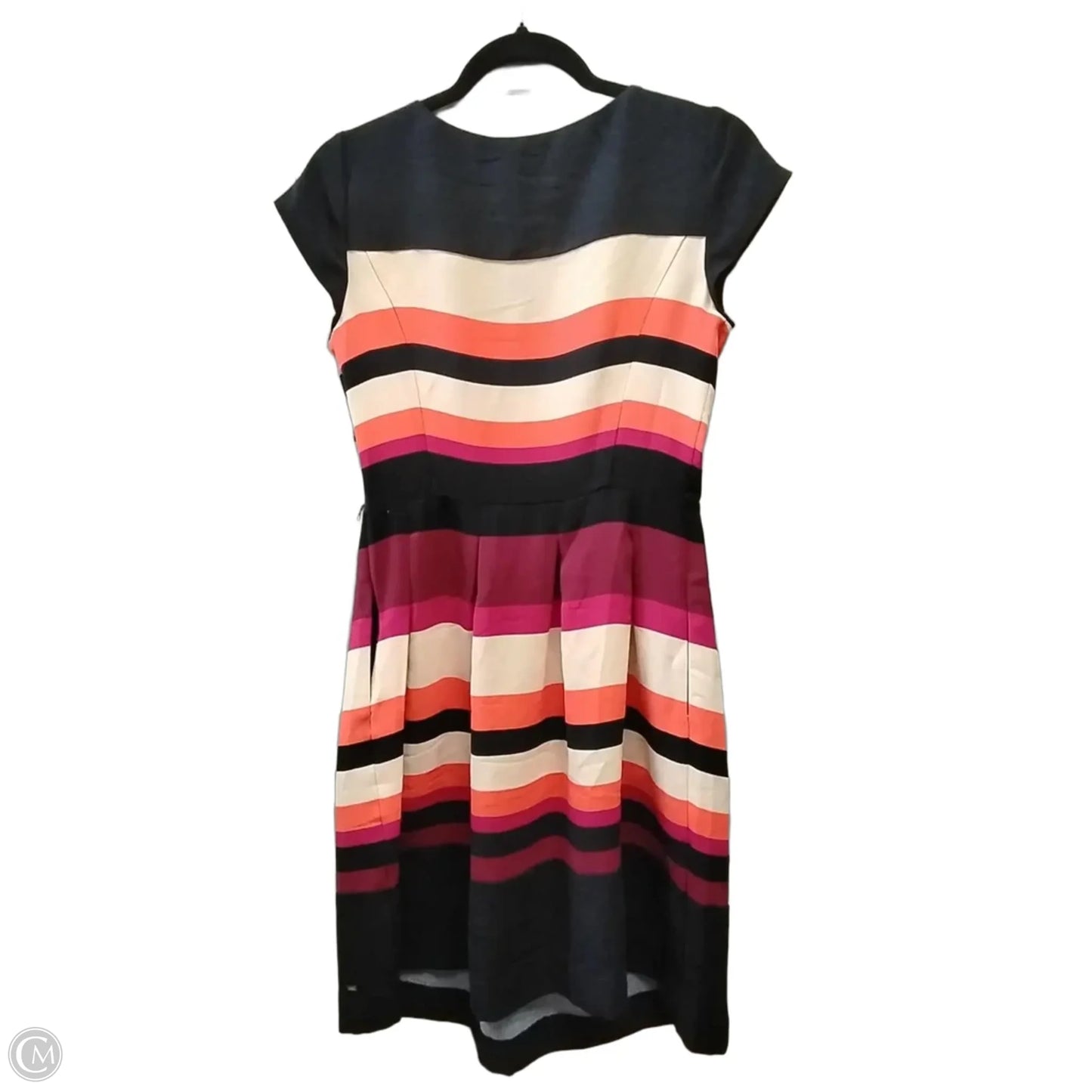 Dress Casual Midi By Tommy Hilfiger In Striped Pattern, Size: 2