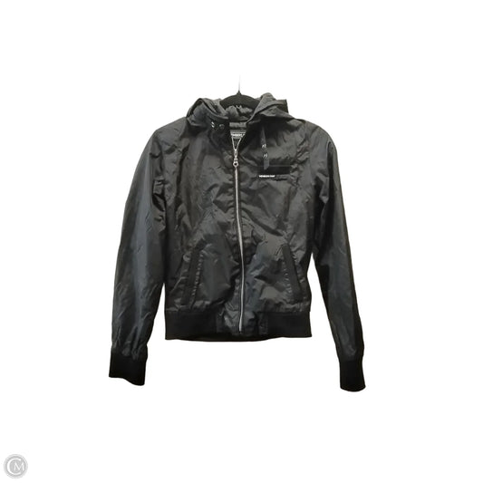 Jacket Windbreaker By Cme In Black, Size: M