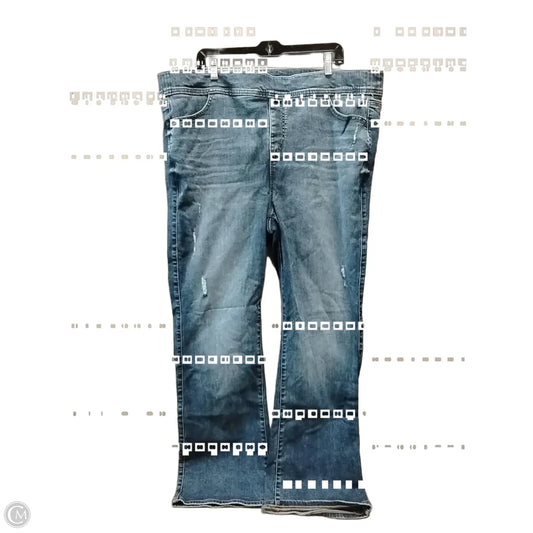 Jeans Boot Cut By Torrid In Blue Denim, Size: 24