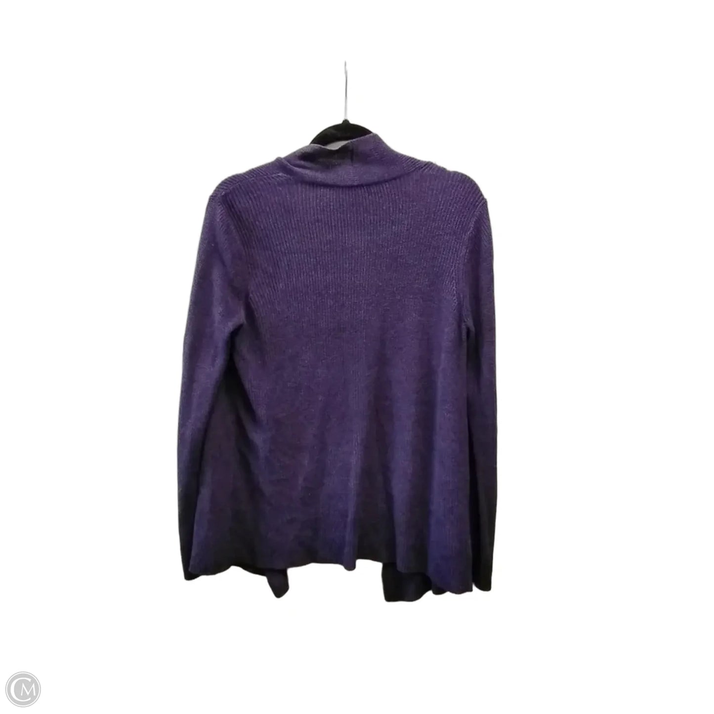 Cardigan By Eileen Fisher In Purple, Size: Mp