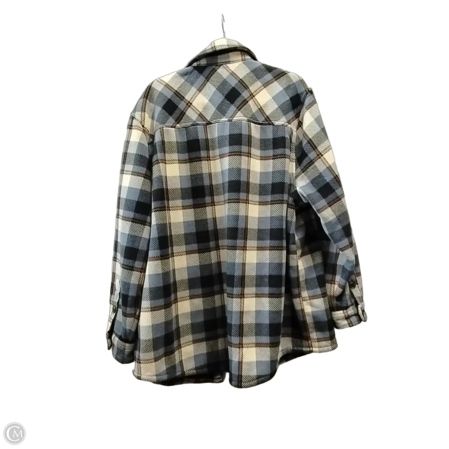Jacket Shirt By Natural Reflections In Plaid Pattern, Size: Xxl