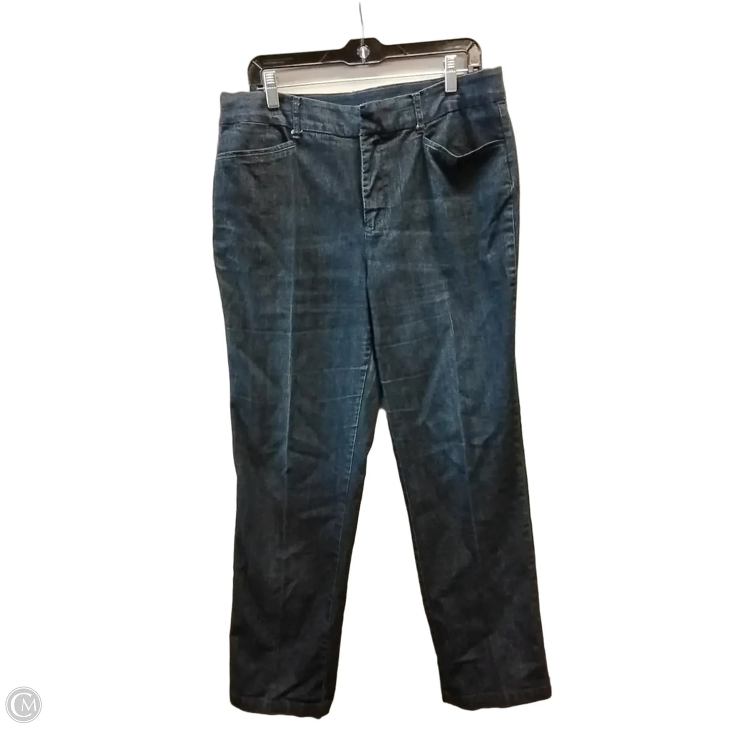 Jeans Wide Leg By Christopher And Banks In Blue Denim, Size: 10