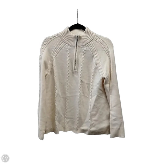 Top Long Sleeve By Chicos In Cream, Size: L