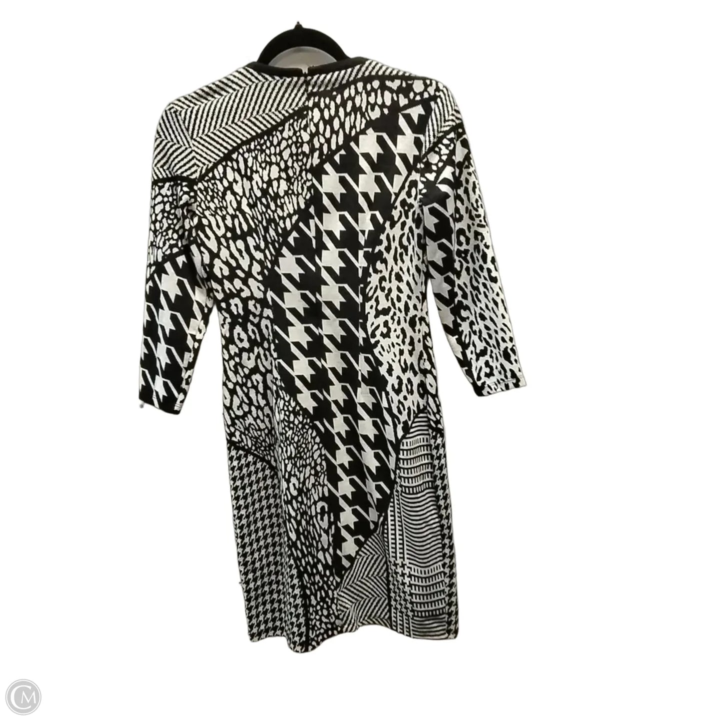 Dress Casual Short By London Times In Black & White, Size: 4