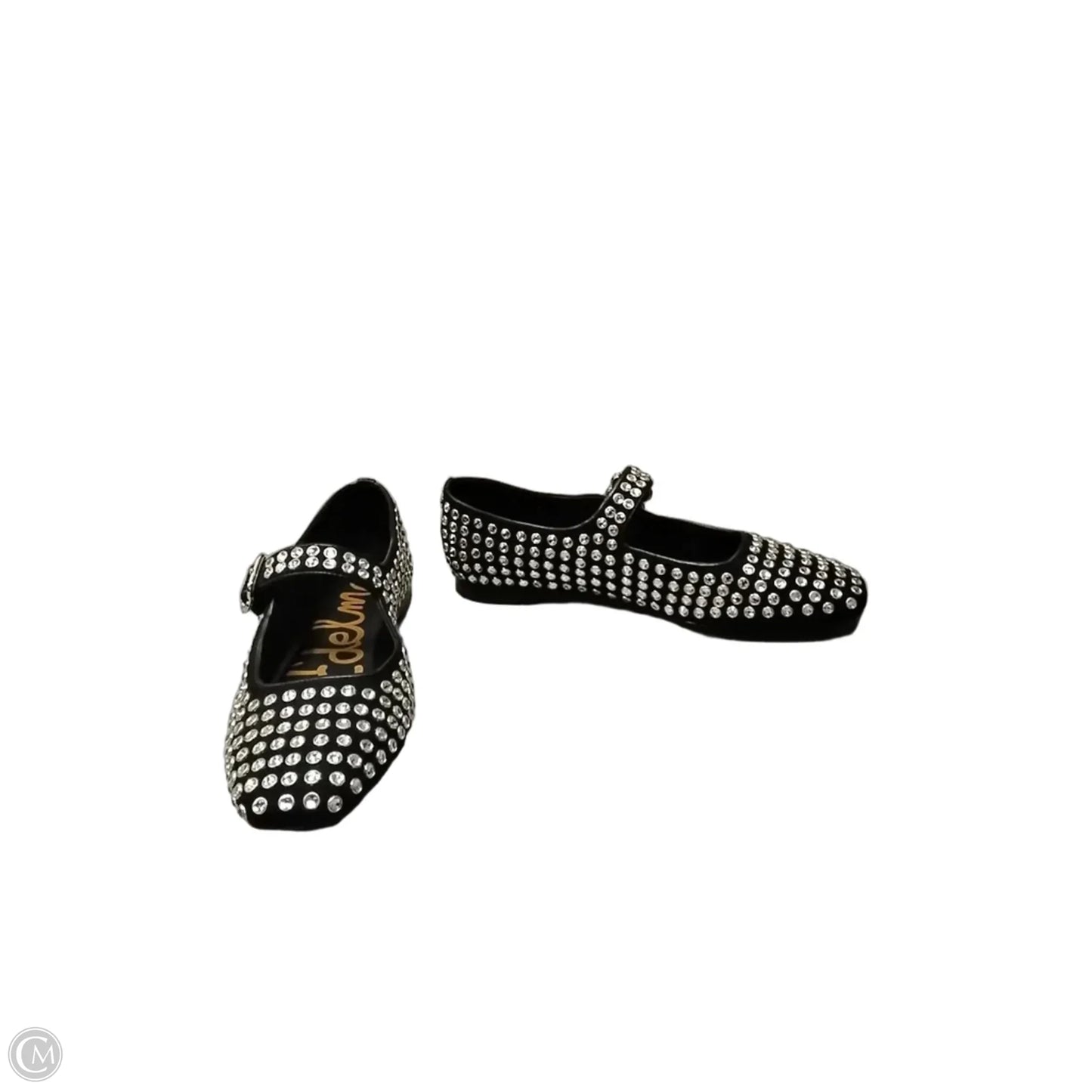 Shoes Flats By Sam Edelman In Black & Silver, Size: 6.5