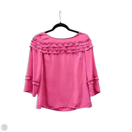 Blouse Long Sleeve By Talbots In Pink, Size: Sp