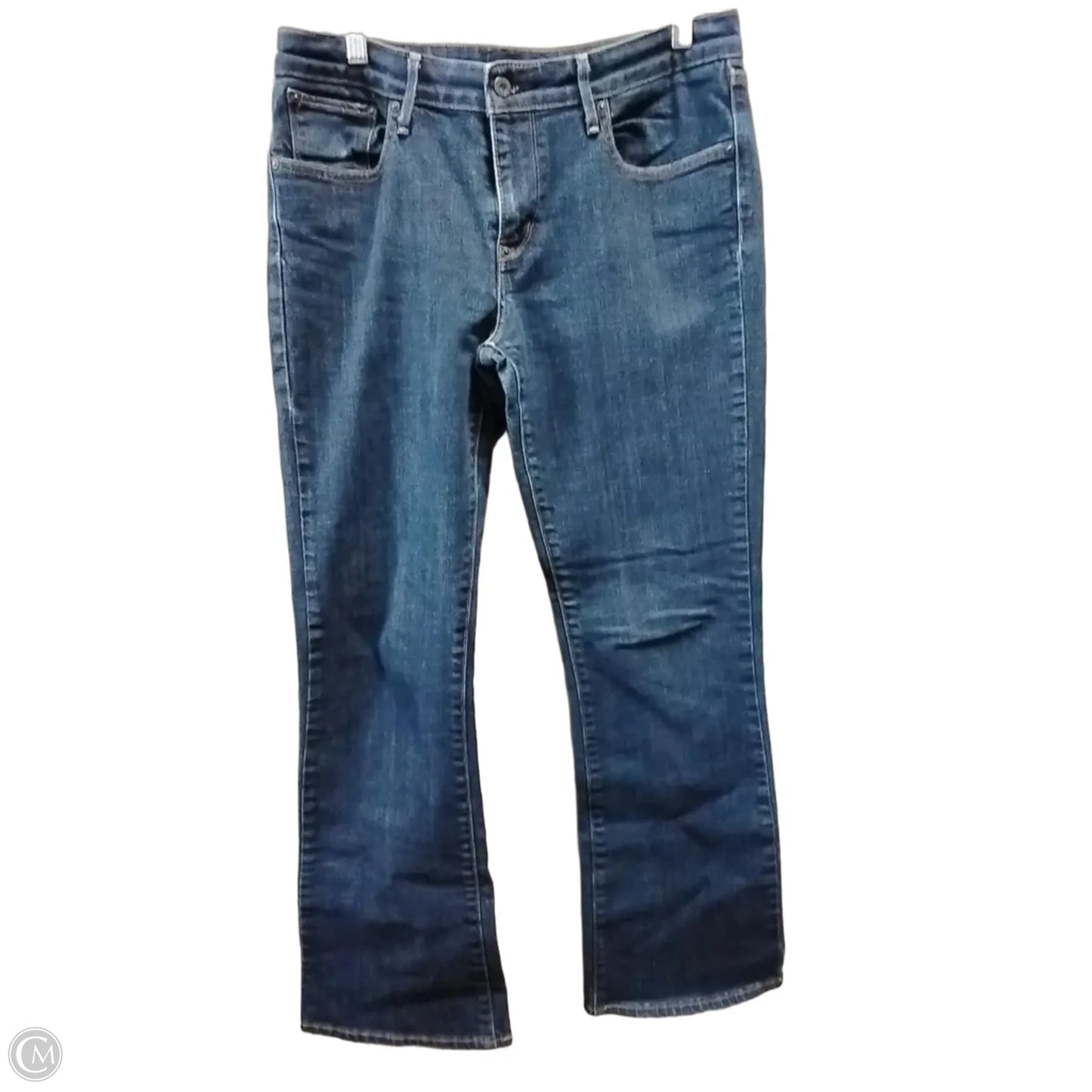 Jeans Flared By Levis In Blue Denim, Size: 10