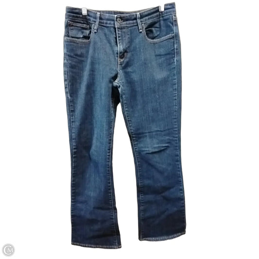 Jeans Flared By Levis In Blue Denim, Size: 10