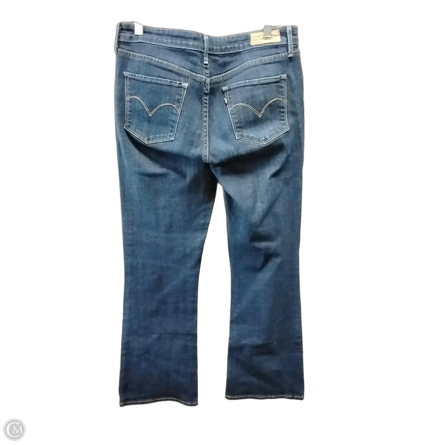 Jeans Flared By Levis In Blue Denim, Size: 10