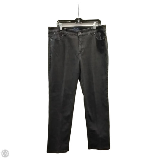 Jeans Straight By Talbots In Black, Size: 16