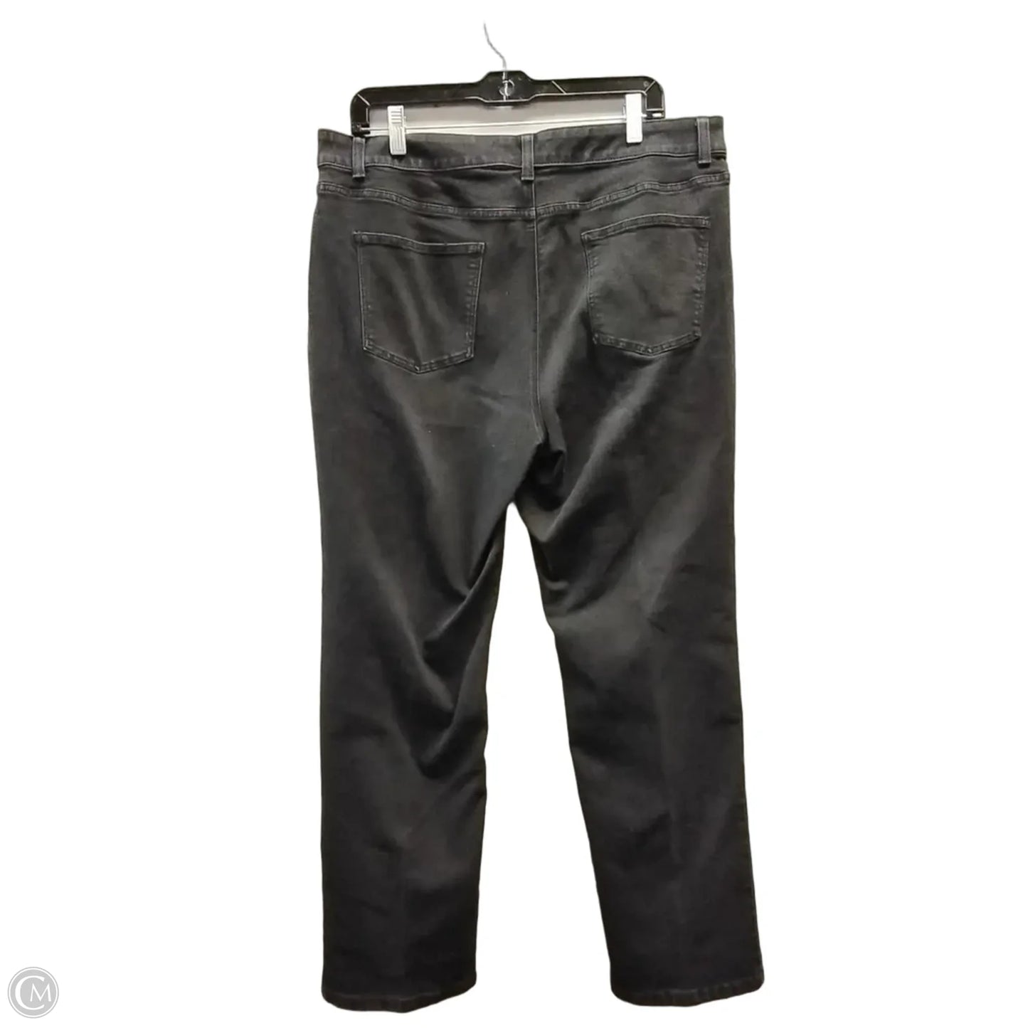 Jeans Straight By Talbots In Black, Size: 16
