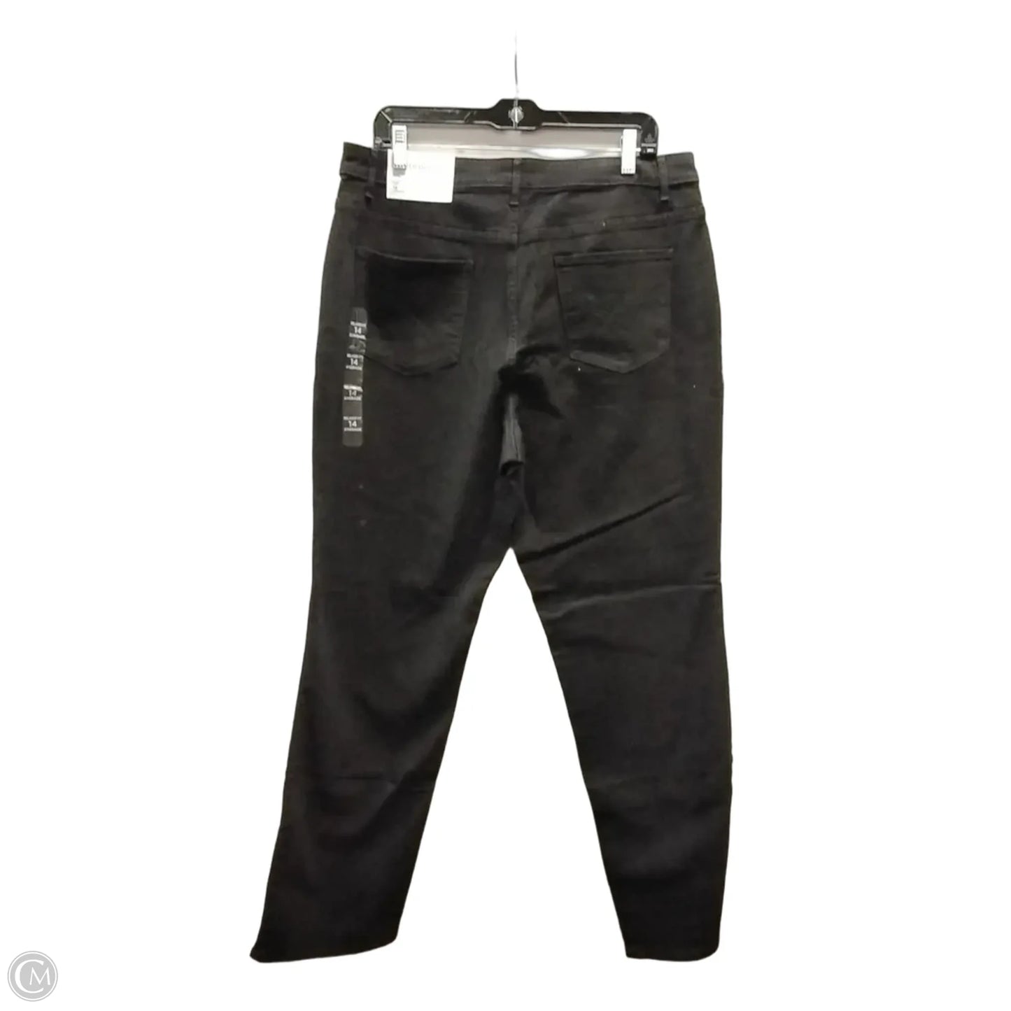 Jeans Straight By Christopher And Banks In Black, Size: 14