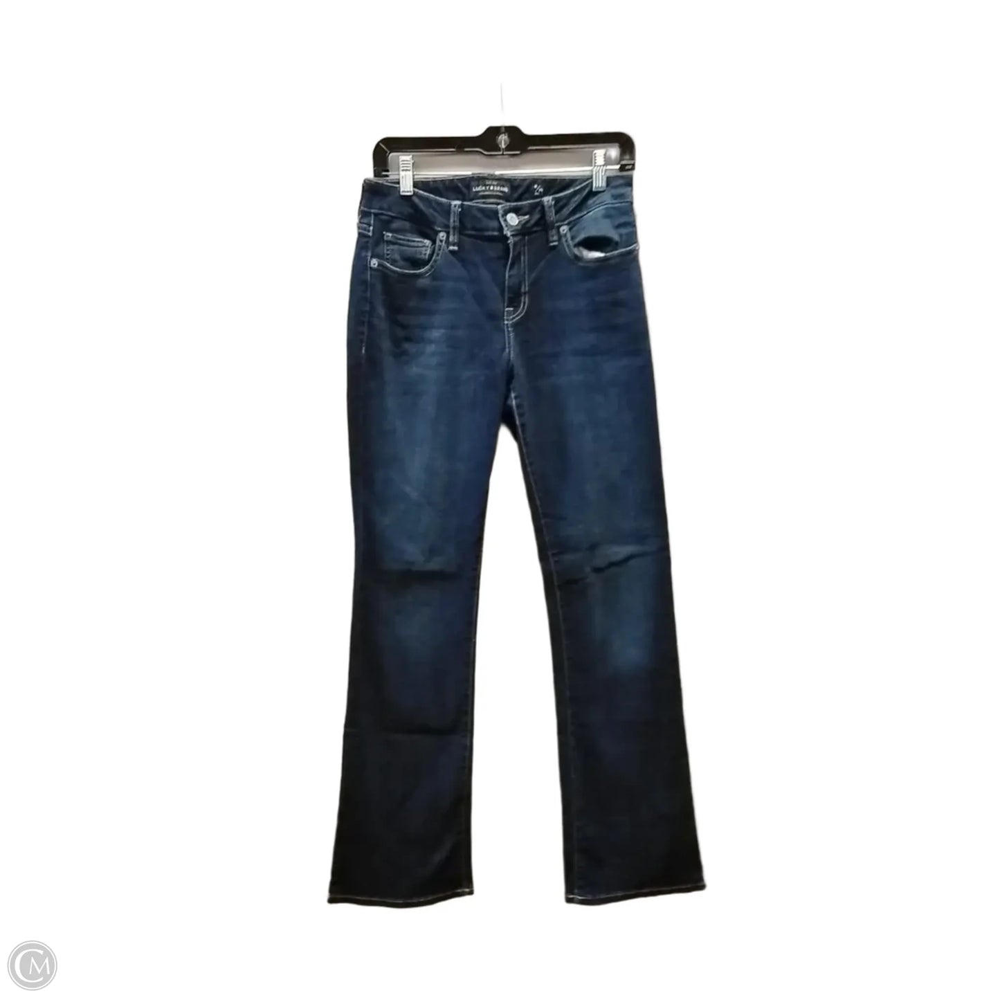 Jeans Flared By Lucky Brand In Blue Denim, Size: 6