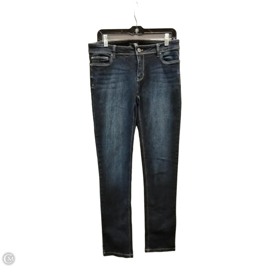 Jeans Straight By White House Black Market In Blue Denim, Size: 6