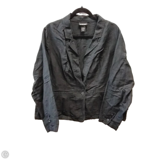 Blouse Long Sleeve By Lane Bryant In Black, Size: 3x