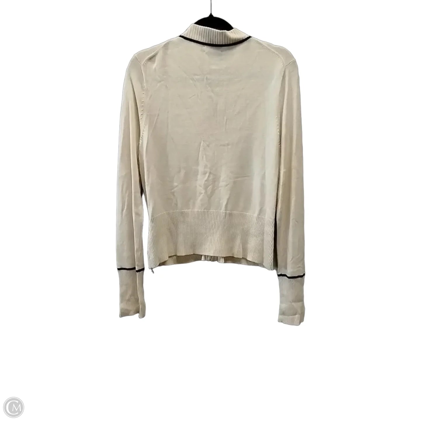 Sweater By Cme In Cream, Size: L