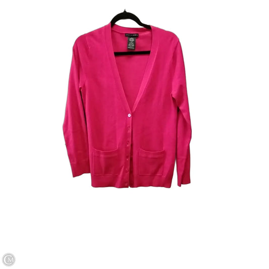 Cardigan By Grace Elements In Pink, Size: M