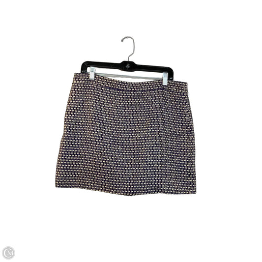 Skirt Mini & Short By J. Crew In Blue & Cream, Size: 10