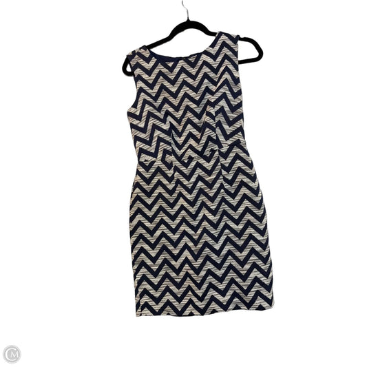 Dress Casual Midi By Limited In Chevron Pattern, Size: 0