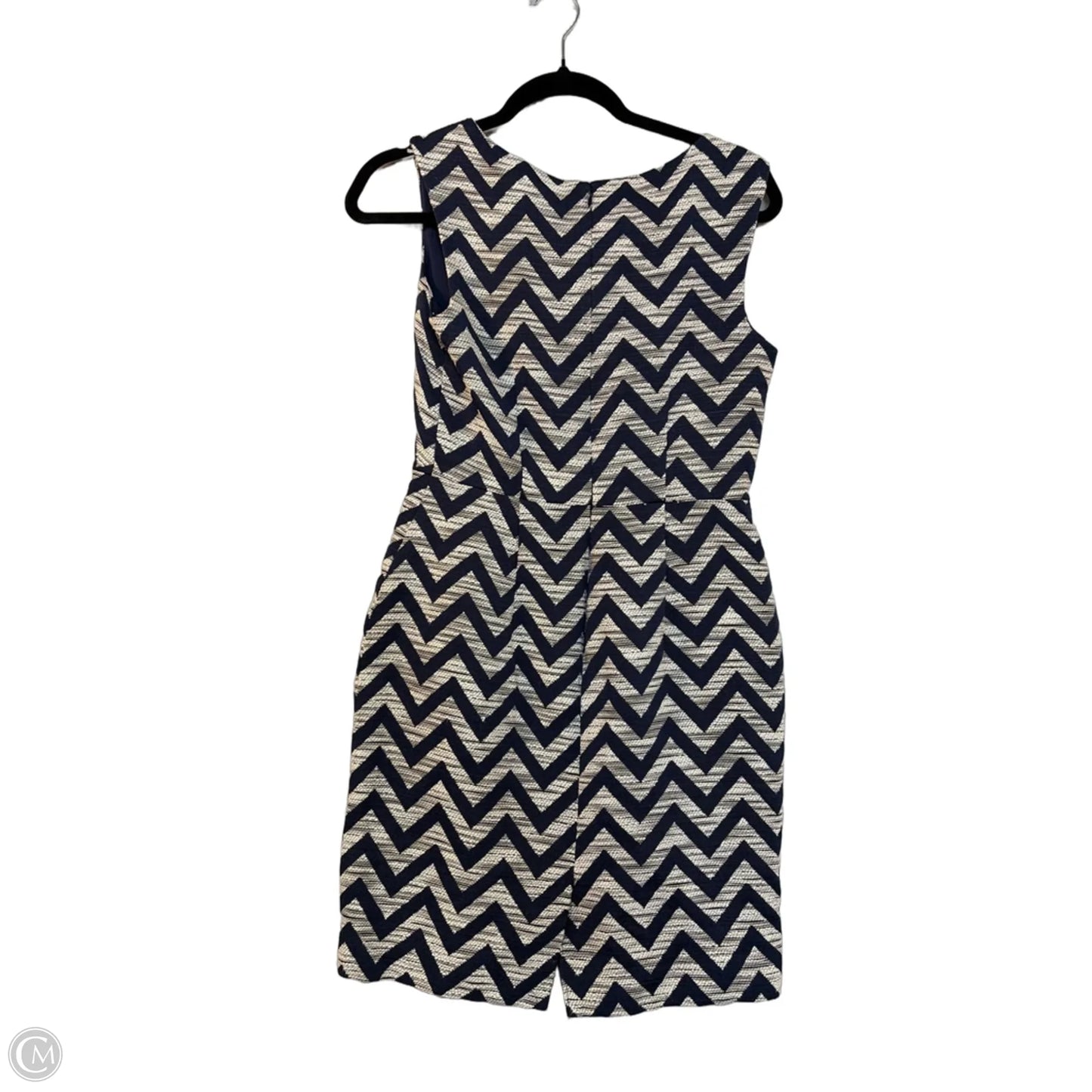 Dress Casual Midi By Limited In Chevron Pattern, Size: 0
