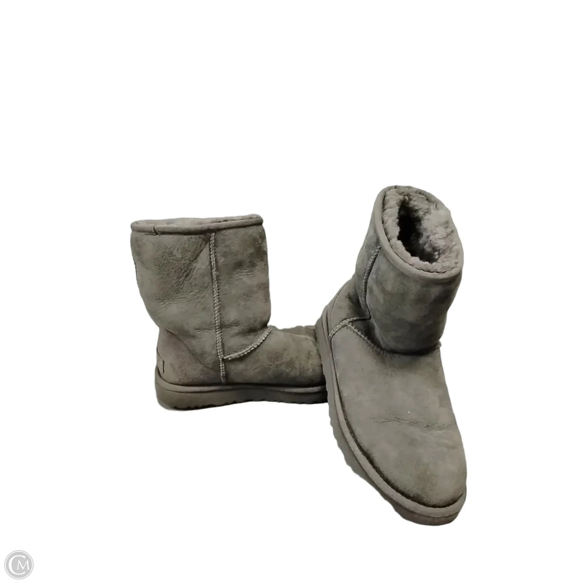 Boots Designer By Ugg In Grey, Size: 7