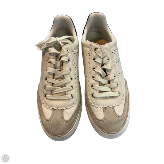 Shoes Sneakers By Vince Camuto In Cream & Green, Size: 8.5