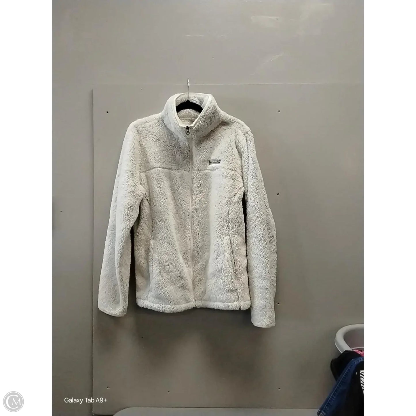 Jacket Fleece By Columbia In Ivory, Size: Xl