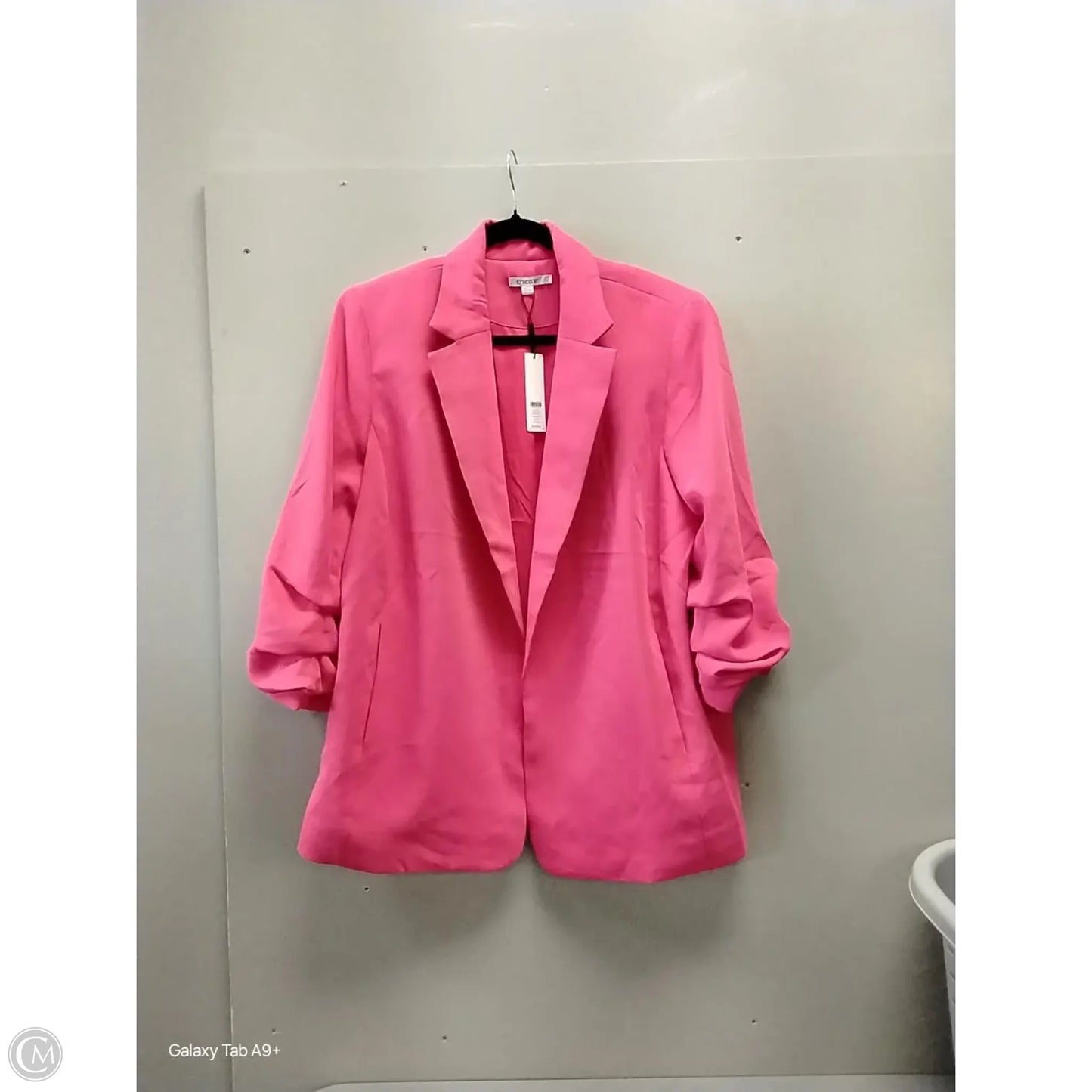 Blazer By Chicos In Pink, Size: L