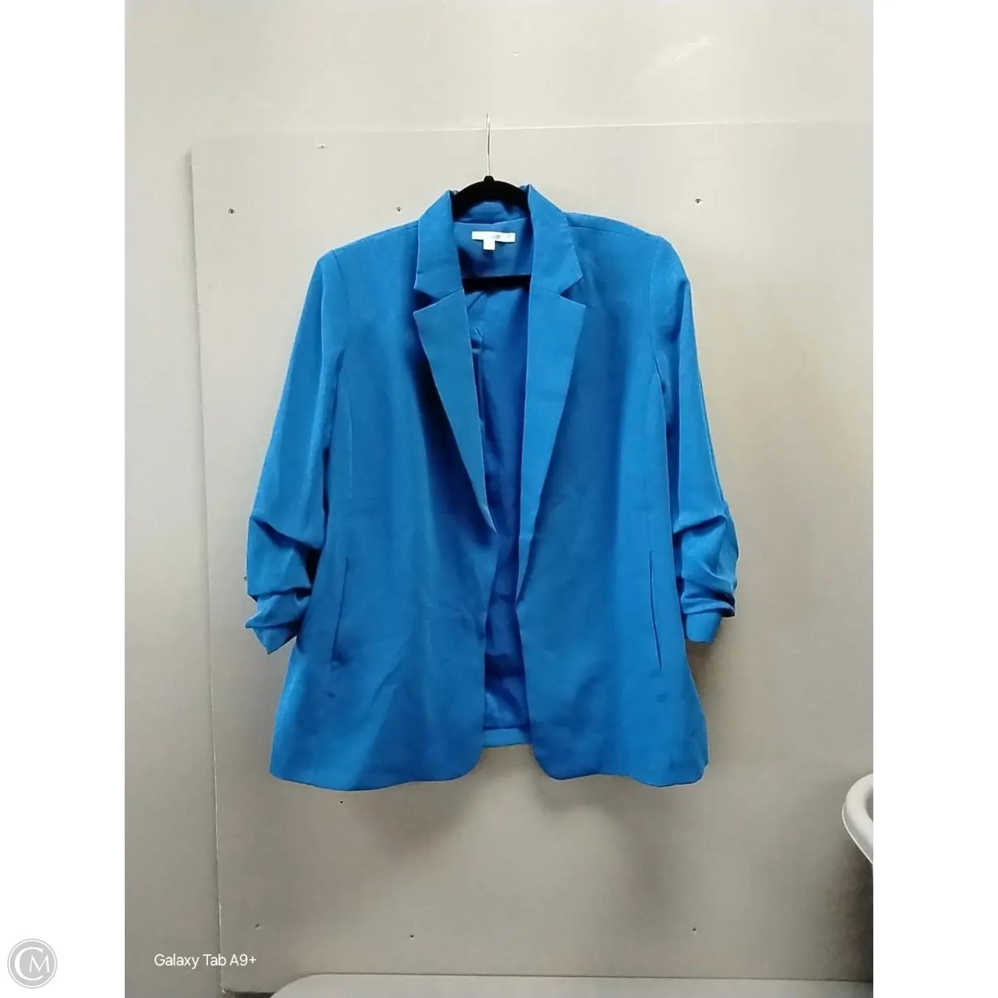 Blazer By Chicos In Blue, Size: L