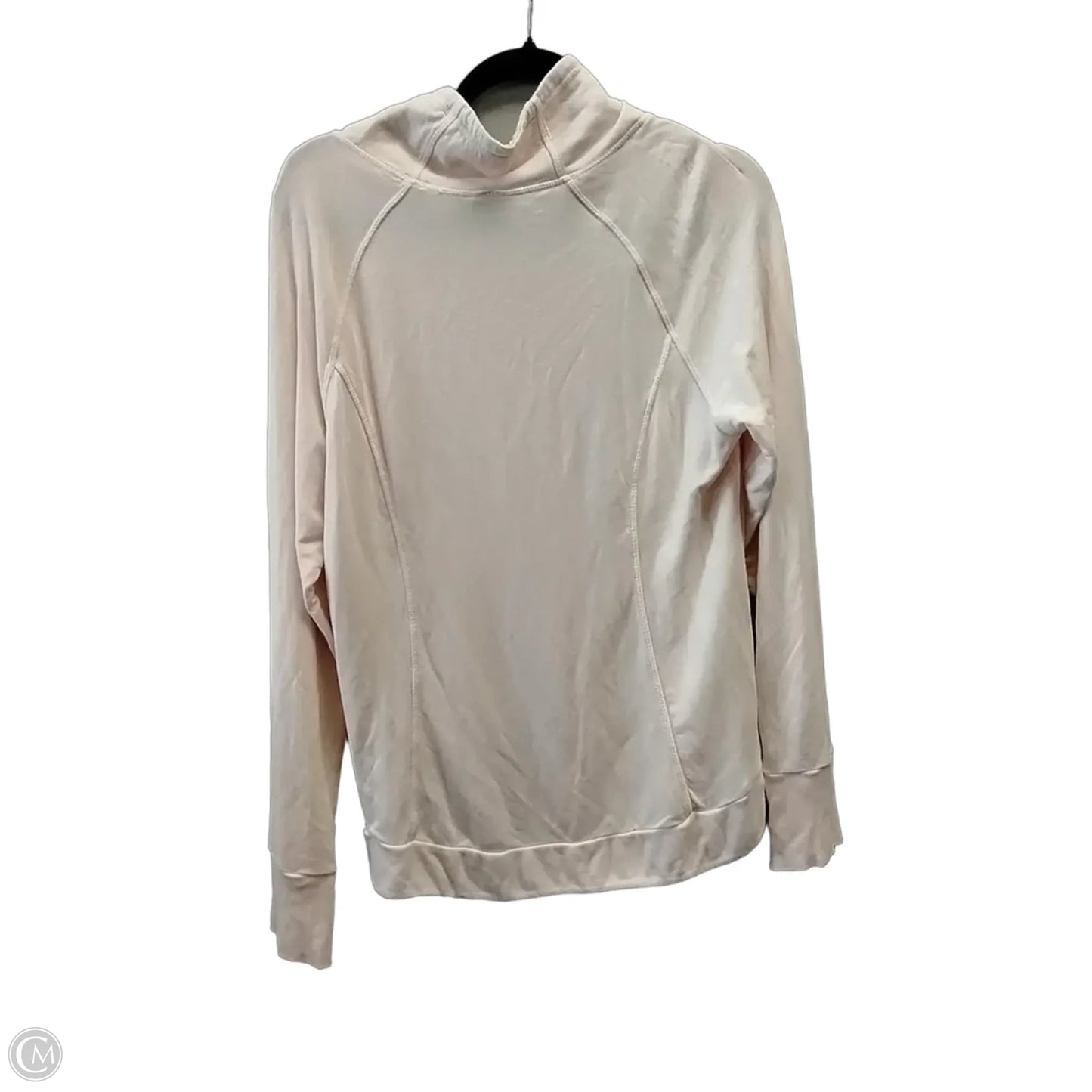Athletic Sweatshirt Collar By Yogalicious In Pink, Size: M
