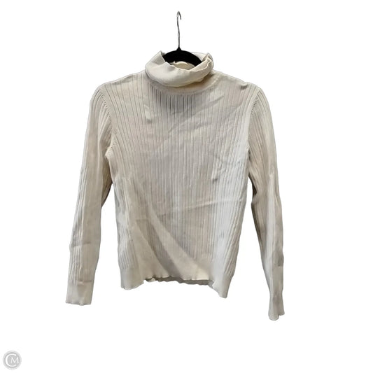 Sweater By Talbots In Cream, Size: M