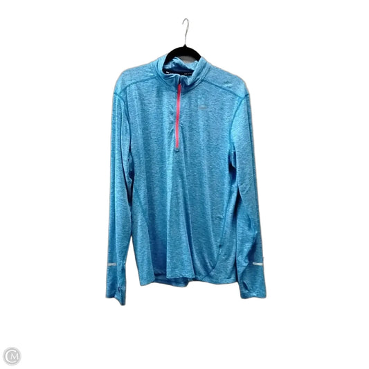 Athletic Top Long Sleeve Crewneck By Nike Apparel In Blue, Size: L
