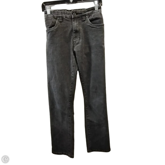 Jeans Straight By Kenneth Cole In Black Denim, Size: 14
