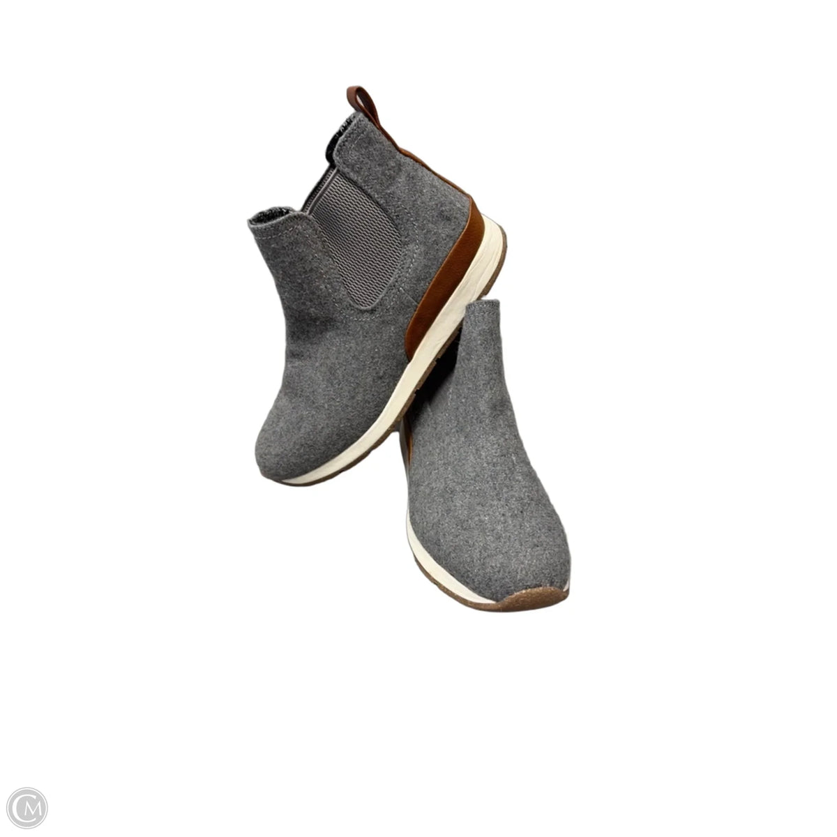 Boots Ankle Flats By Boc In Grey, Size: 8.5