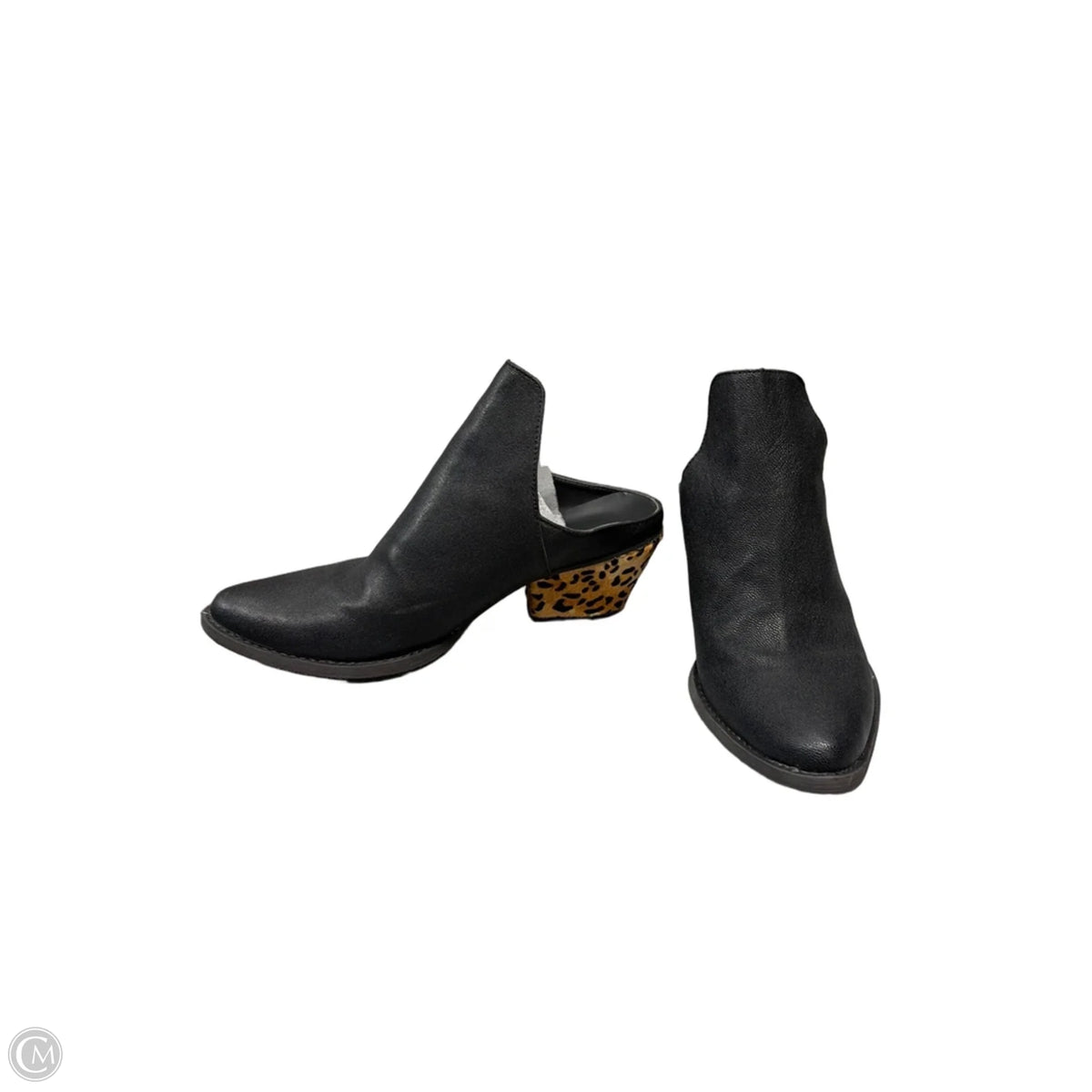 Boots Ankle Heels By Very Volatile In Black, Size: 9