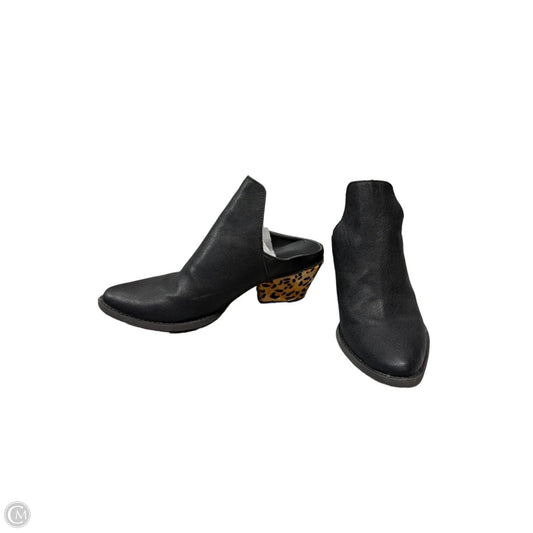 Boots Ankle Heels By Very Volatile In Black, Size: 9