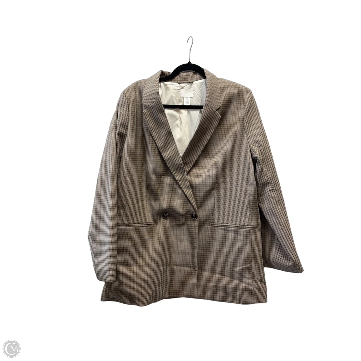 Blazer By H&m In Plaid Pattern, Size: M