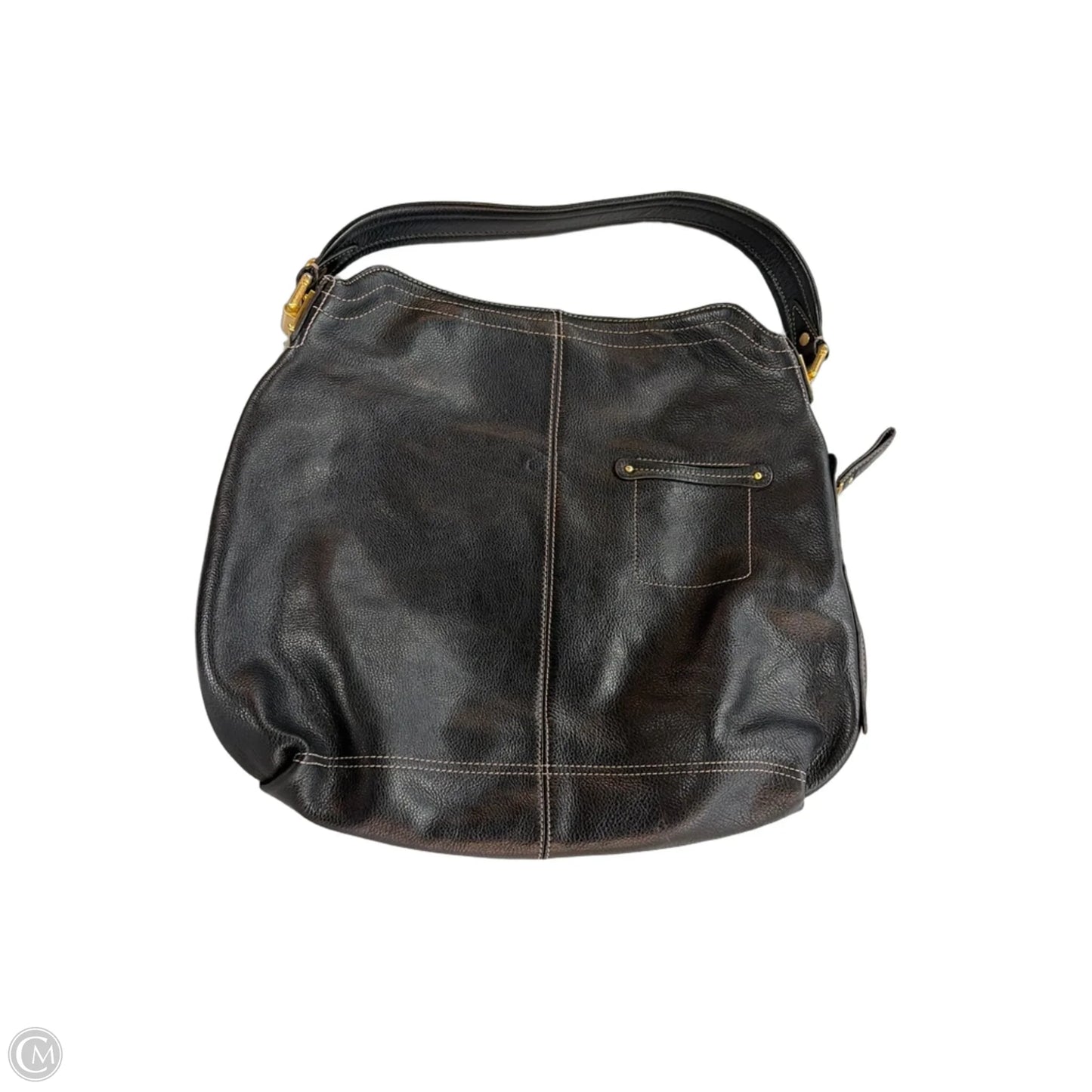 Handbag Leather By B. Makowsky, Size: Large