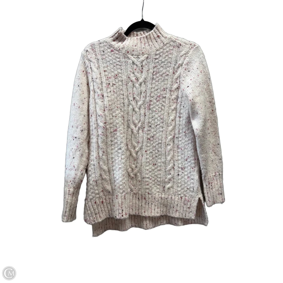 Sweater By Christopher And Banks In Pink & White, Size: S