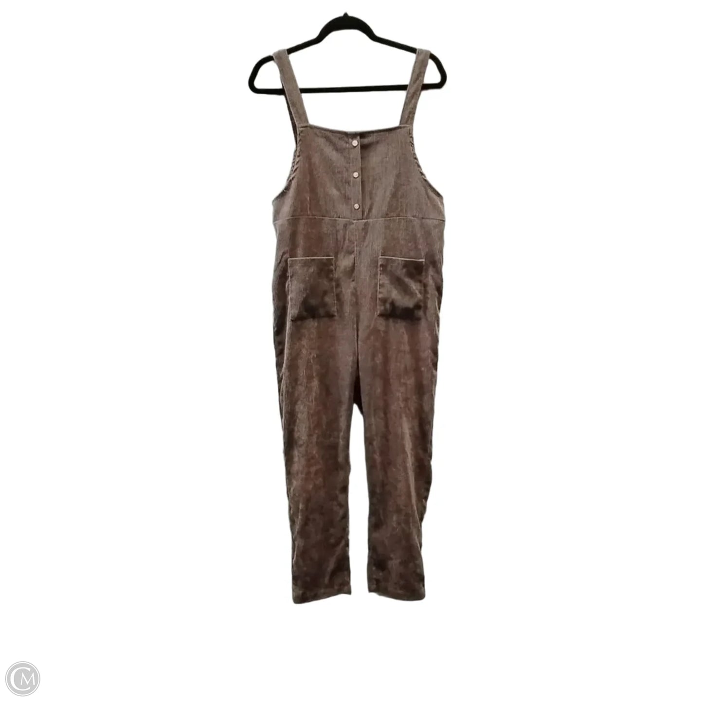 Overalls By Romwe In Brown, Size: S