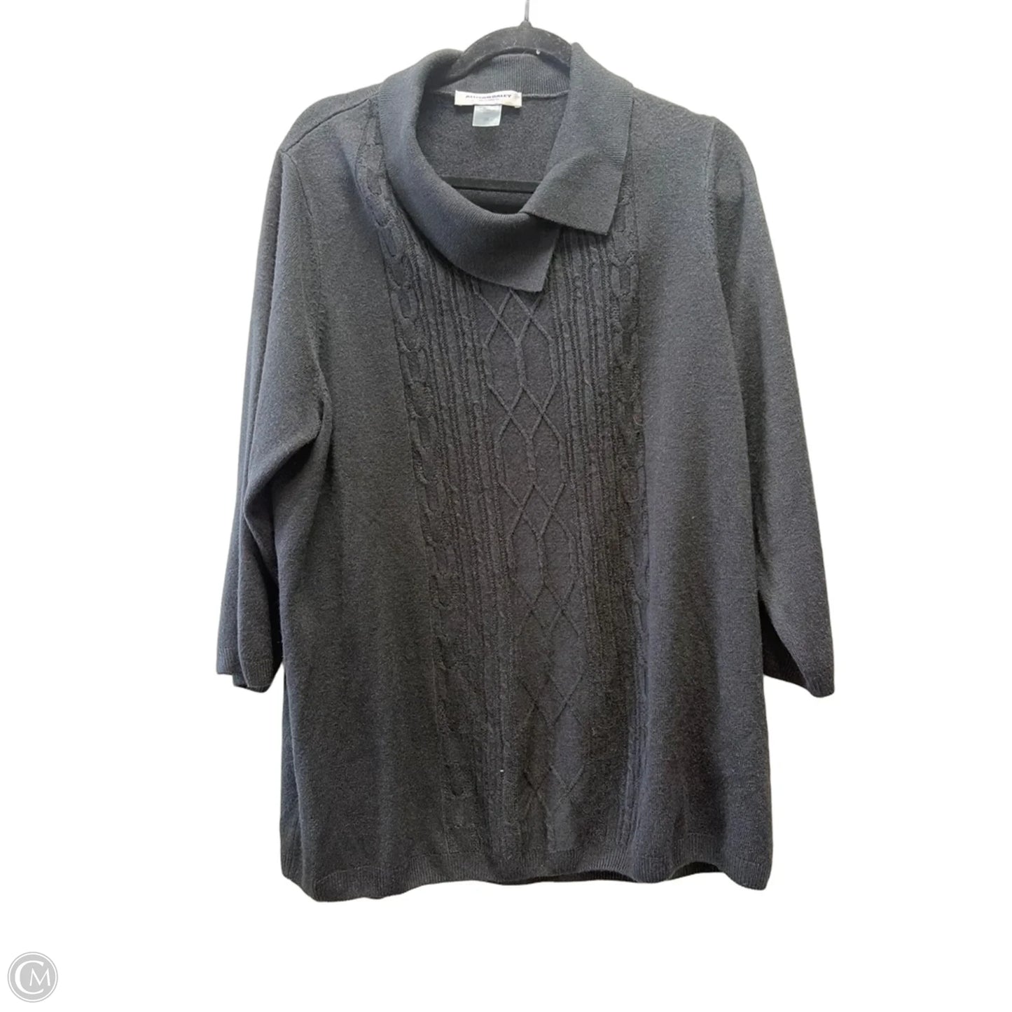 Sweater By Allison Daley In Black, Size: 3x
