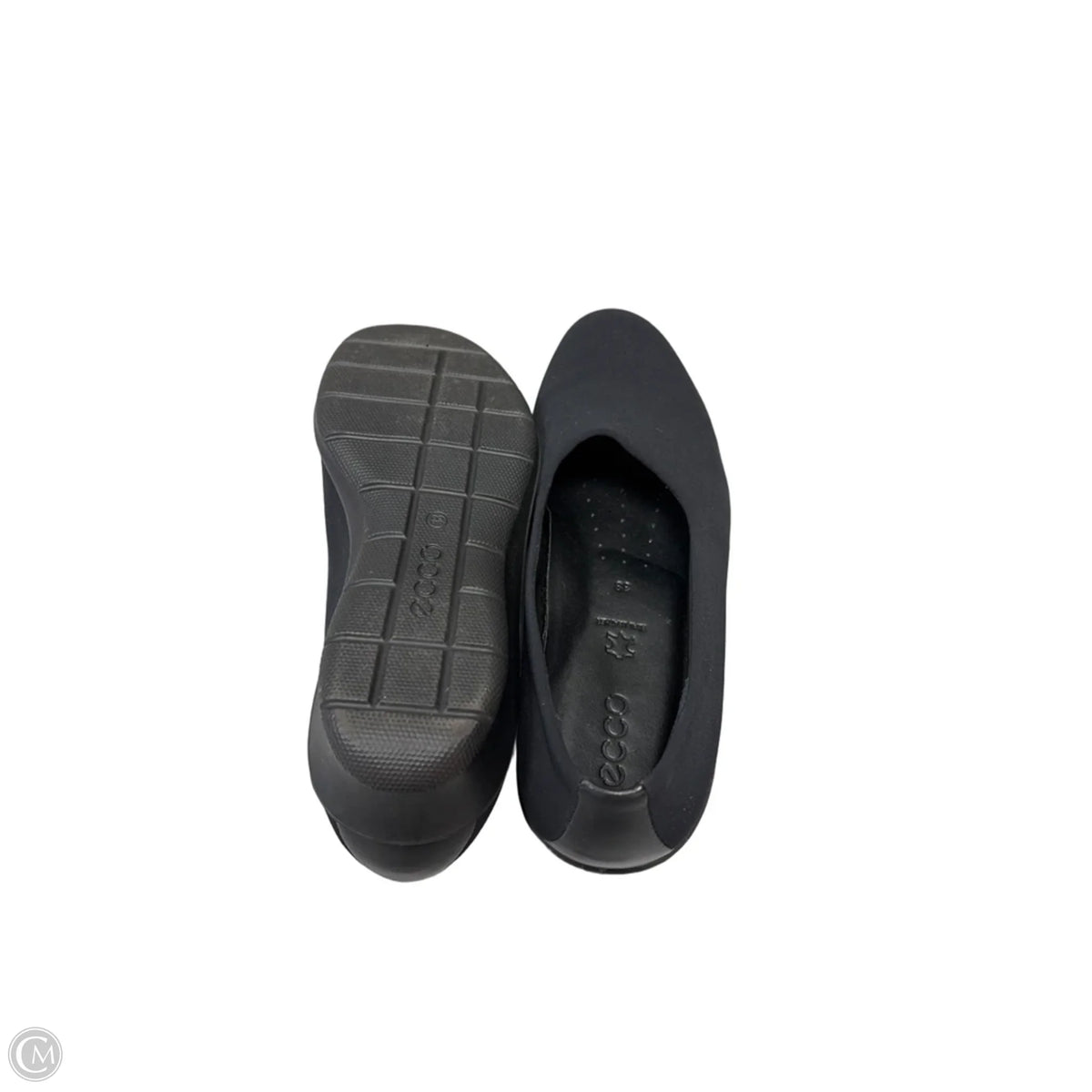Shoes Flats By Ecco In Black, Size: 7.5