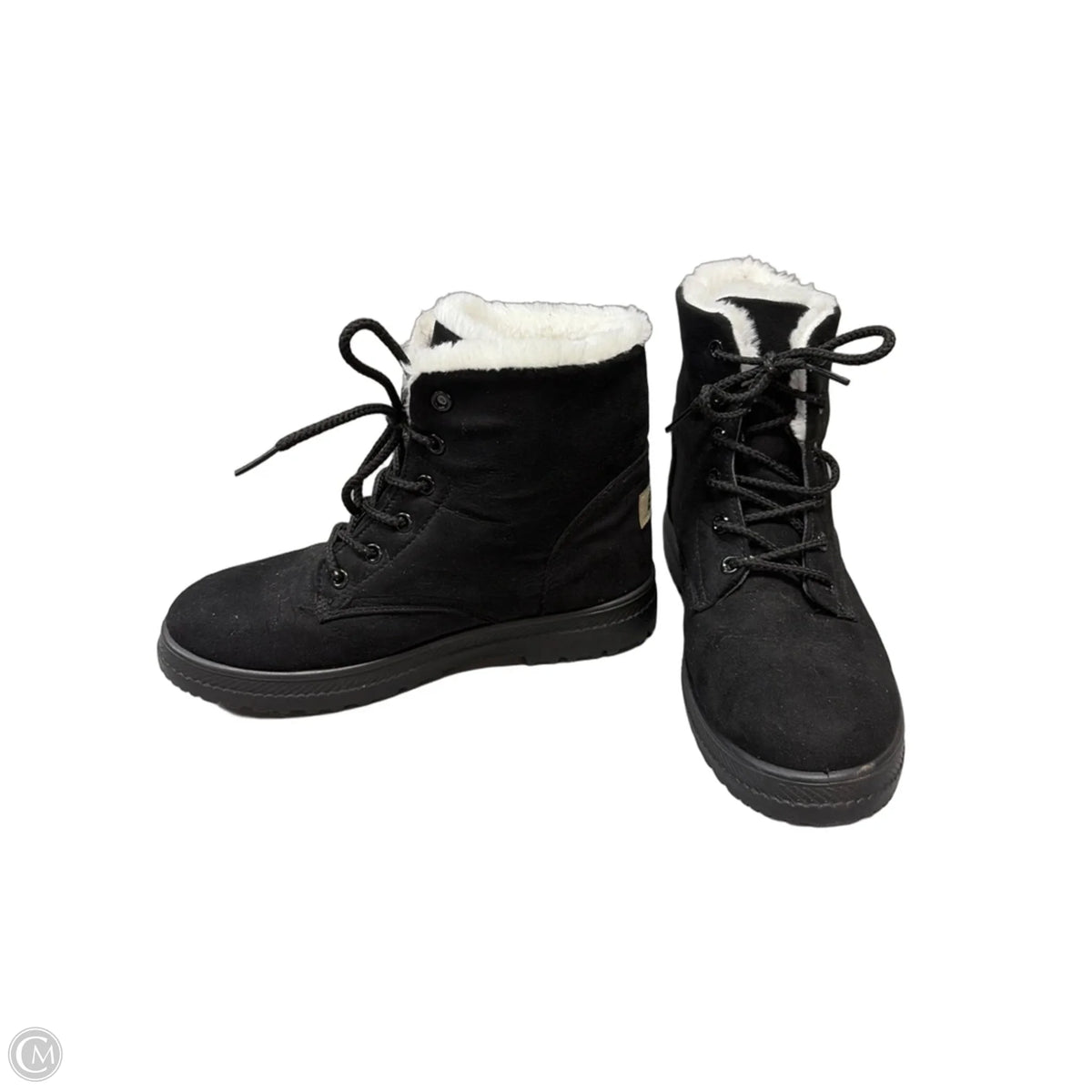 Boots Ankle Flats By Cmf In Black, Size: 9.5
