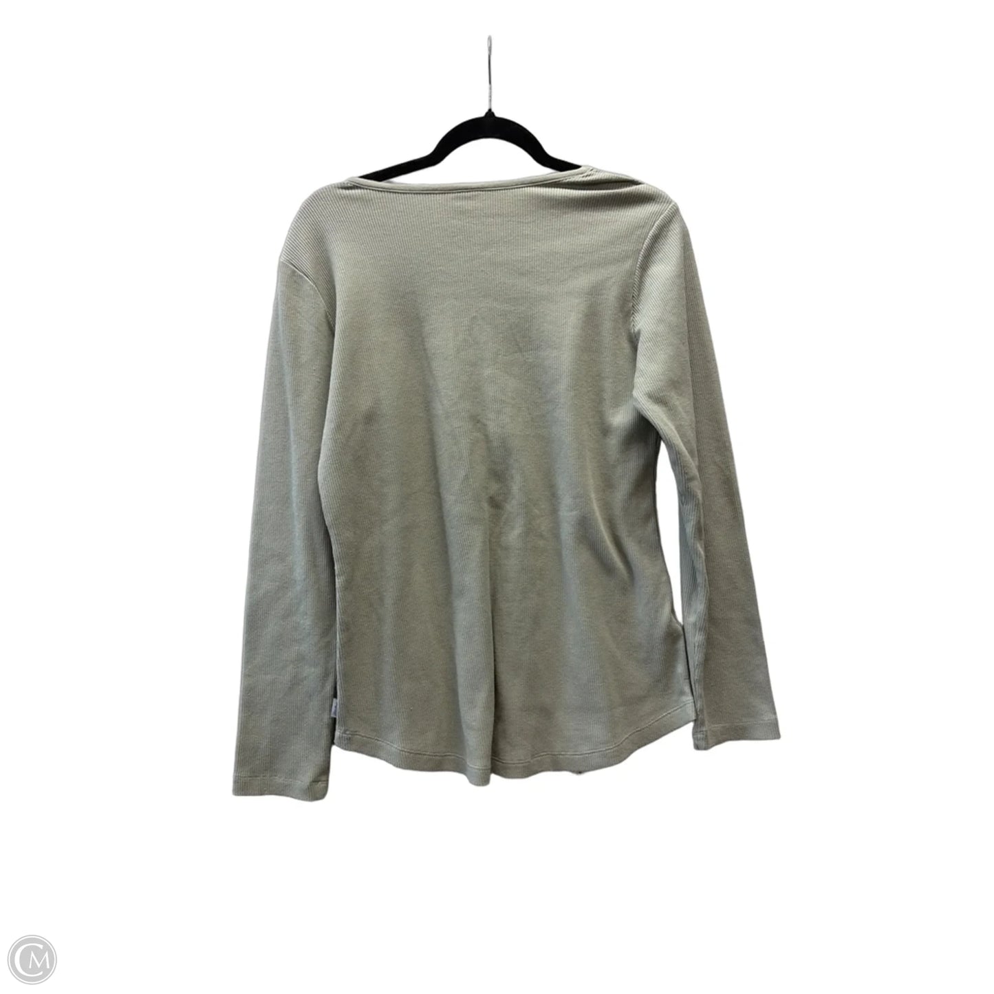 Top Long Sleeve Basic By Eddie Bauer In Green, Size: M